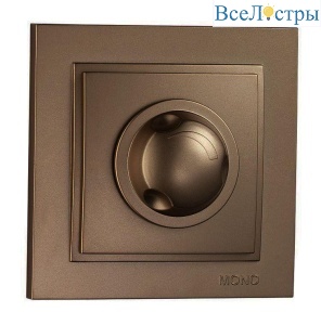 Диммер поворотный Mono Electric Despina бронза 102-232305-134