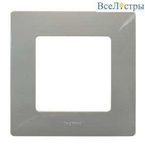 Рамка 1-постовая Legrand Etika светлая галька 672521