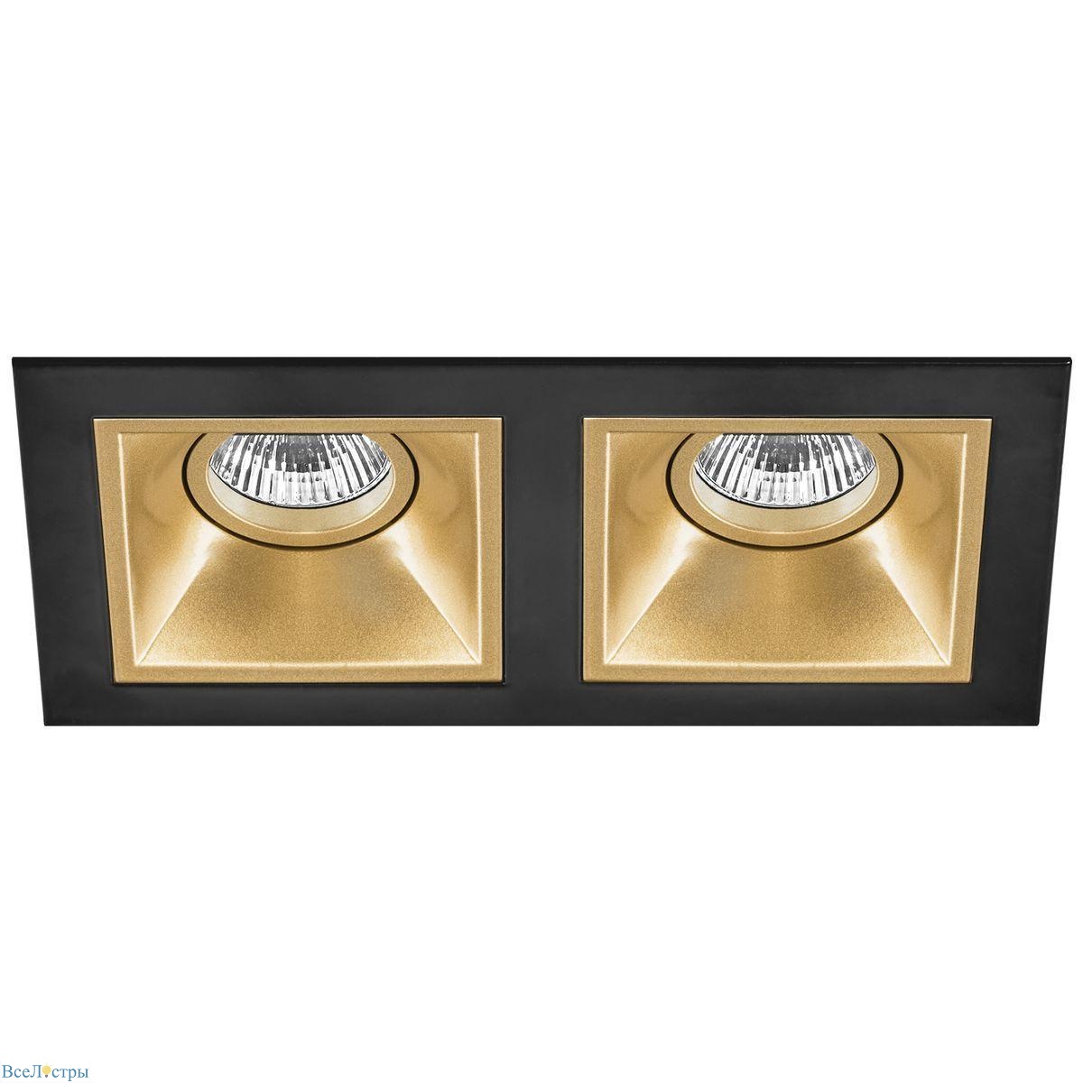 встраиваемый светильник lightstar domino quadro (214527+214503+214503) d5270303