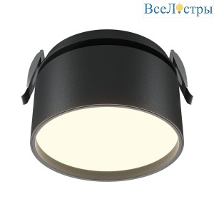 Встраиваемый светодиодный спот Maytoni Onda DL024-12W3K-B