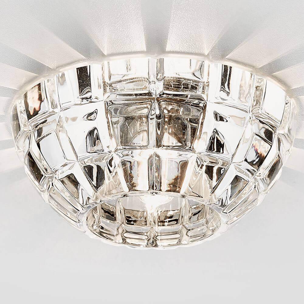 встраиваемый светильник ambrella light desing d4180 big ch/w