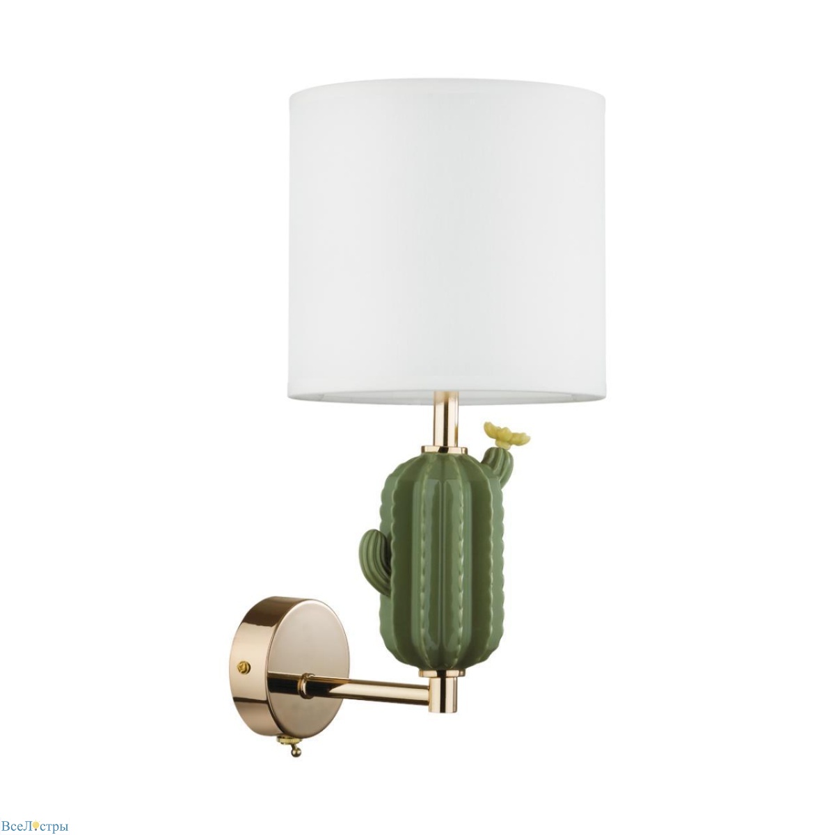 бра odeon light exclusive modern cactus 5425/1w