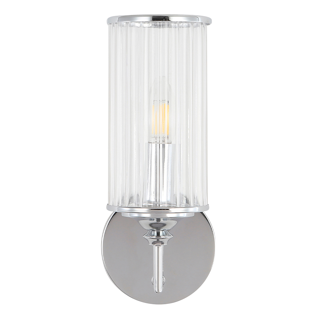 бра crystal lux gloria ap1 chrome