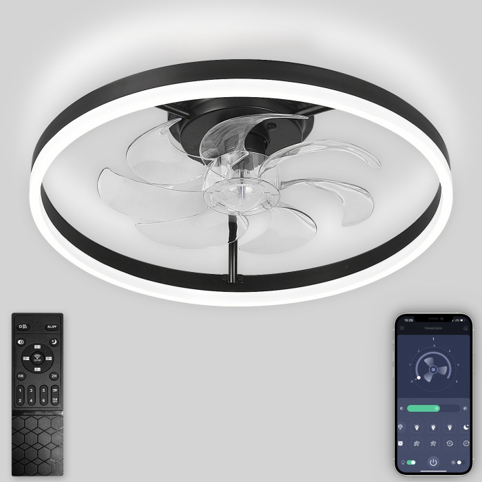 люстра-вентилятор natali kovaltseva  ledfan led lamps 81490