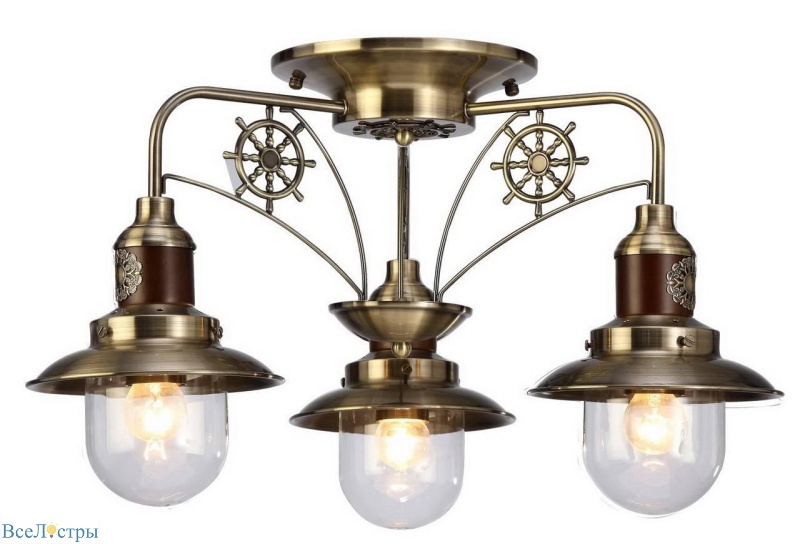 потолочная люстра arte lamp sailor a4524pl-3ab