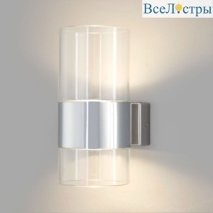 Настенный светильник Eurosvet Watford 40021/1 LED хром/прозрачный a062085