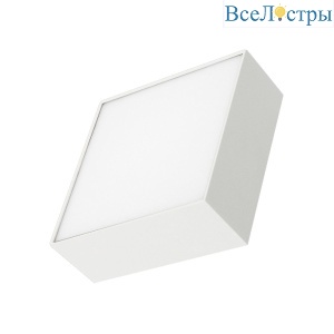 Потолочный светильник Arlight IM-QUADRO-EMERGENCY-3H-S175x175-19W Warm3000 (WH, 120 deg, 230V) 040926