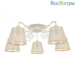 Потолочная люстра Arte Milano 341120/5 WT+G