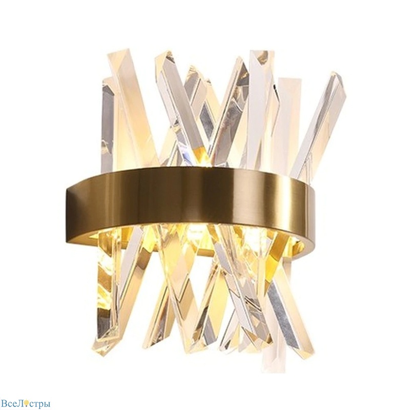 настенный светильник akasha 88021w brass delight collection
