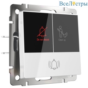 Кнопка звонка для отелей Werkel белый W1114601 4690389171345