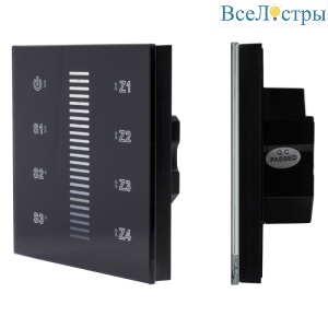 Сенсорная панель Arlight DALI-901-11-ADDR-3SC-DIM-DT6-IN Black BUS 037189