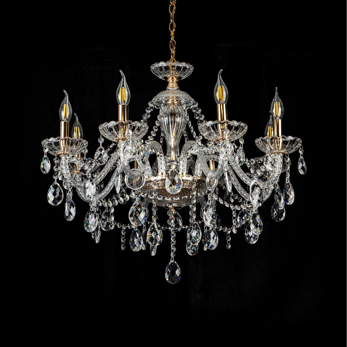 подвесная люстра modelight mdl.7068.8hc gd