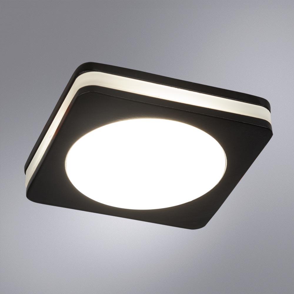 встраиваемый светодиодный светильник arte lamp tabit a8432pl-1bk