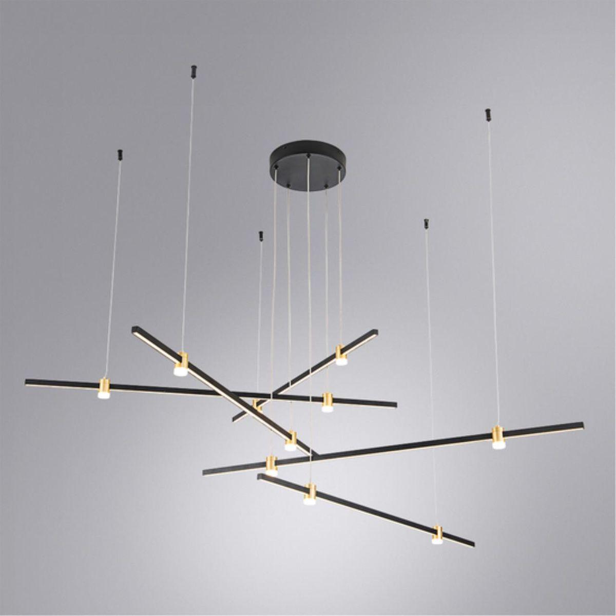 подвесной светодиодный светильник arte lamp errai a2195sp-5bk