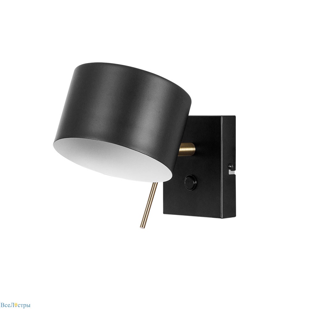 бра arte lamp sebastian a7051ap-1bk