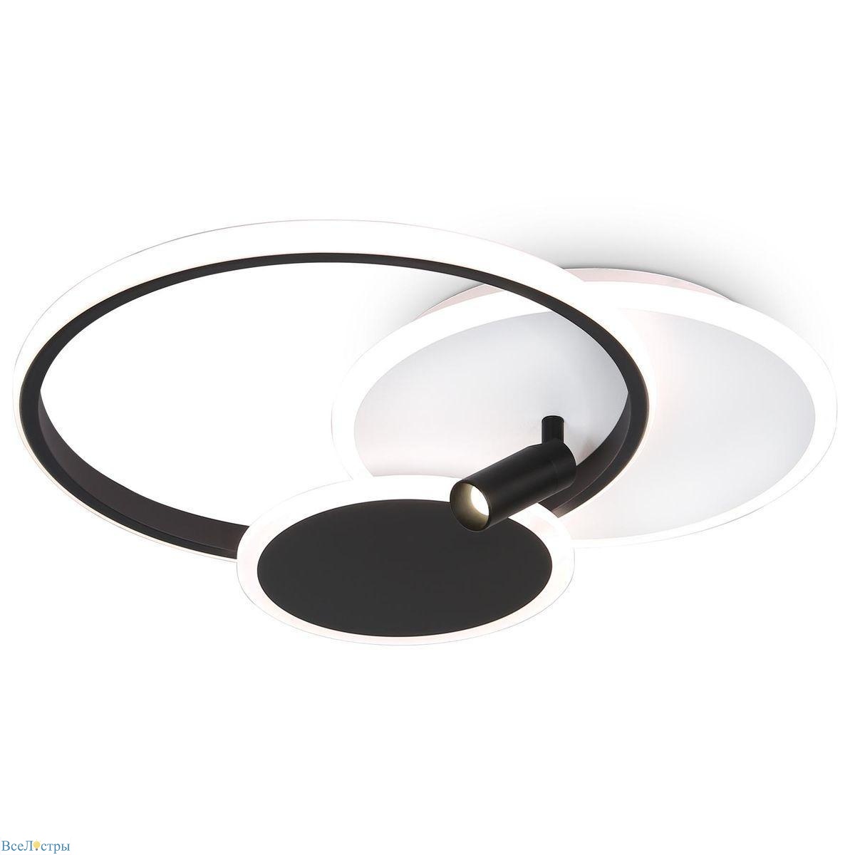 потолочная светодиодная люстра ambrella light comfort line fl5118