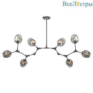 Люстра на штанге AM Group LOFT-8 BK