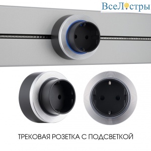 Трековая розетка Arte Milano Am-track-sockets-39 397952TS/ES Silver