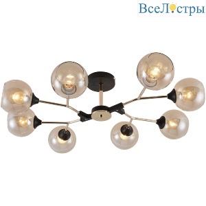 Люстра на штанге Reluce 01483-0.3-08 BK+FGD