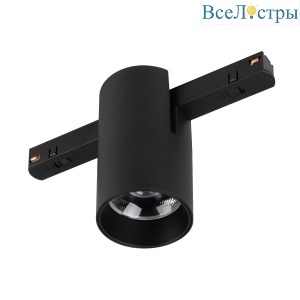 Трековый магнитный светильник Arlight MAG-ORIENT-AXIO-R60-10W Warm3000 (BK, 24 deg, 48V) (IP20 Металл) 059260