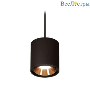 Комплект подвесного светильника Ambrella light Techno Spot XP7723001 SBK/PYG черный песок/золото желтое полированное (A2311, C7723, N7034)