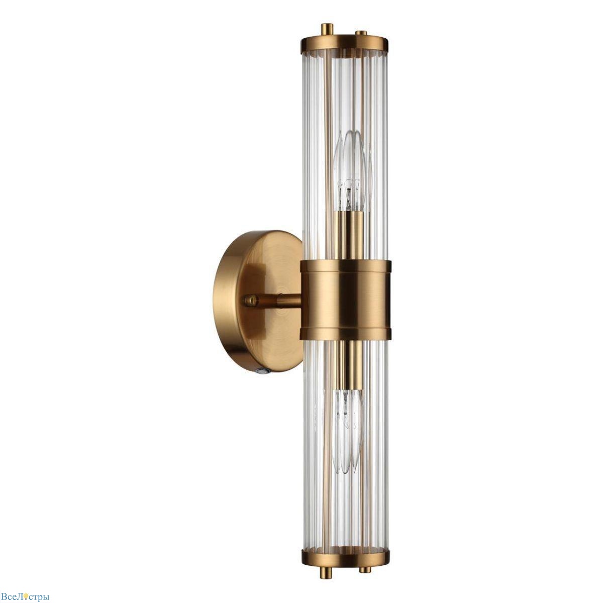 подсветка для зеркал odeon light drops kepa 4946/2w