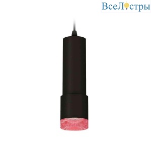 Комплект подвесного светильника Ambrella light Techno Spot XP7402003 SBK/PI черный песок/розовый (A2302, C6343, A2030, C7402, N7193)