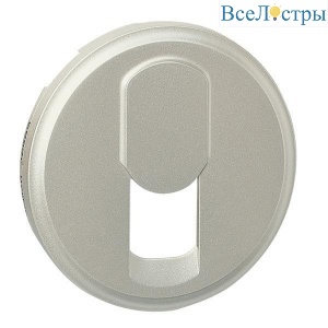 Лицевая панель Legrand Celiane розетки телефонной титановая 068537