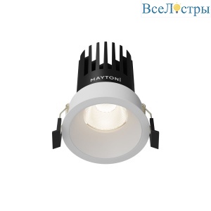 Встраиваемый светильник Maytoni Dip DL117-15W-4K-W