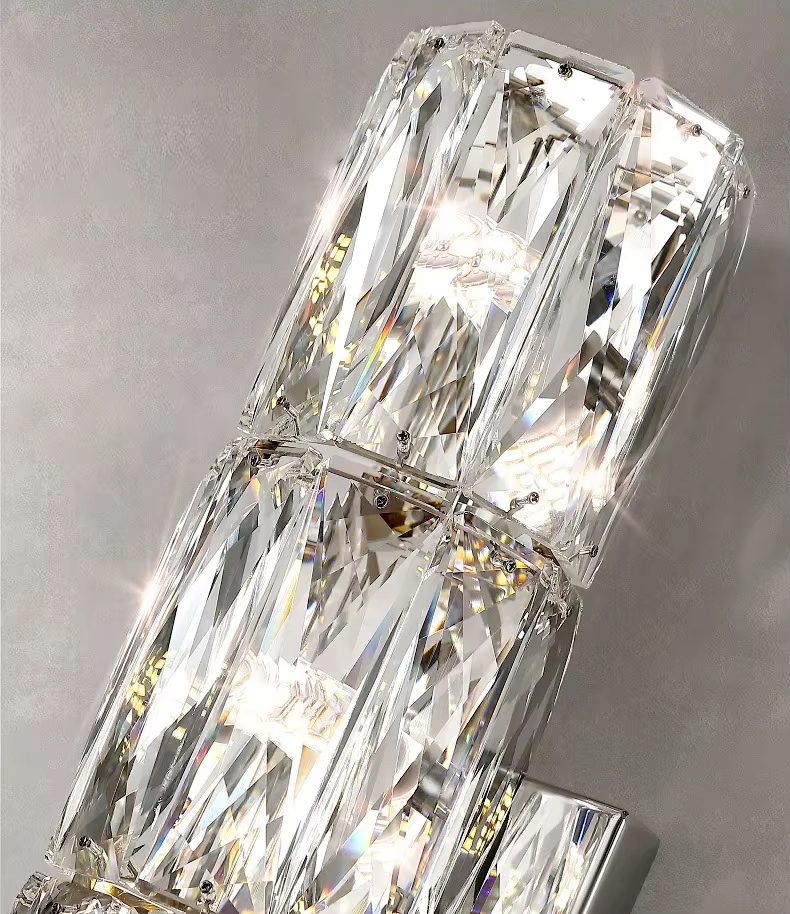 настенный светильник delight collection wall lamp a06w/4 silver/clear
