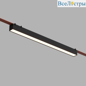 Трековый однофазный светильник Denkirs Belty linear DK5676-BK