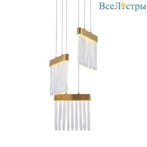 Подвесной светильник Delight Collection P98057-3 antique brass