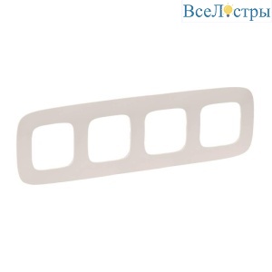 Рамка 4-постовая Legrand Valena Allure Слоновая кость 754314