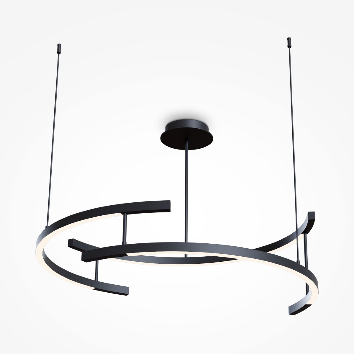подвесная люстра maytoni line mod016pl-l52bk