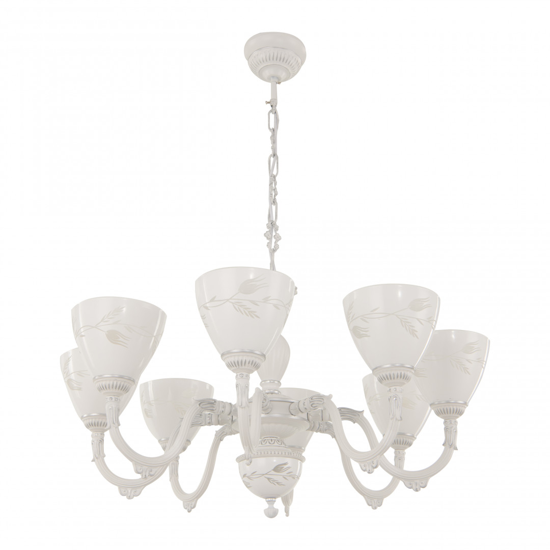 подвесная люстра arte milano 347837/8 wt+sl
