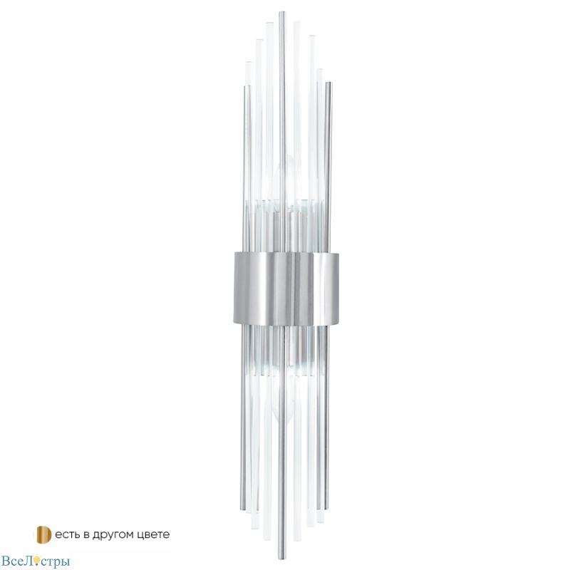 настенный светильник crystal lux atento ap2 chrome/transparente