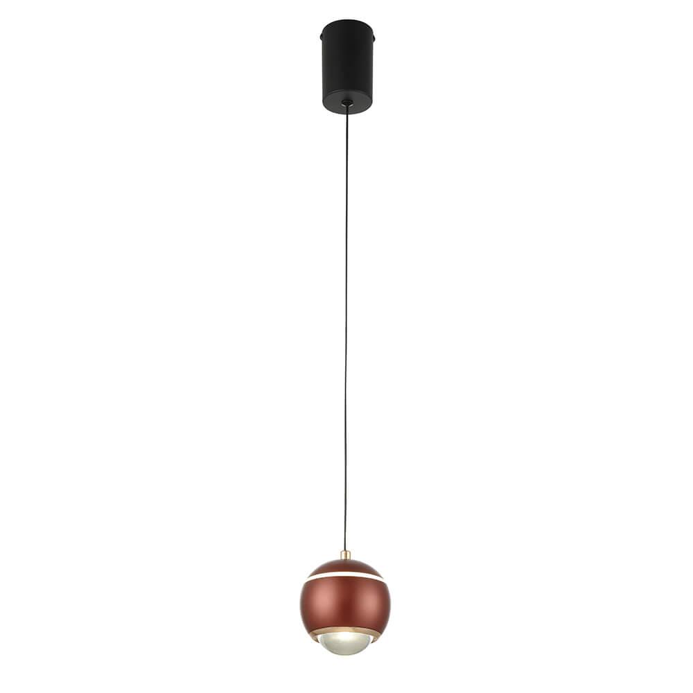 подвесной светодиодный светильник crystal lux caro sp led red