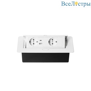 Блок розеток MX-226 (O) (2 секции, 1 USB и 1 type C) Mebax 00-00002604