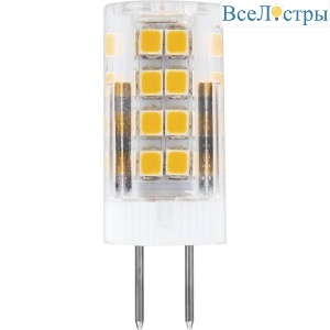 Лампа светодиодная Feron G4 5W 6400K прозрачная LB-432 25862