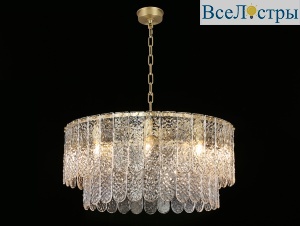 Подвесная люстра Newport Daisy 8370/60 C brass М0070730