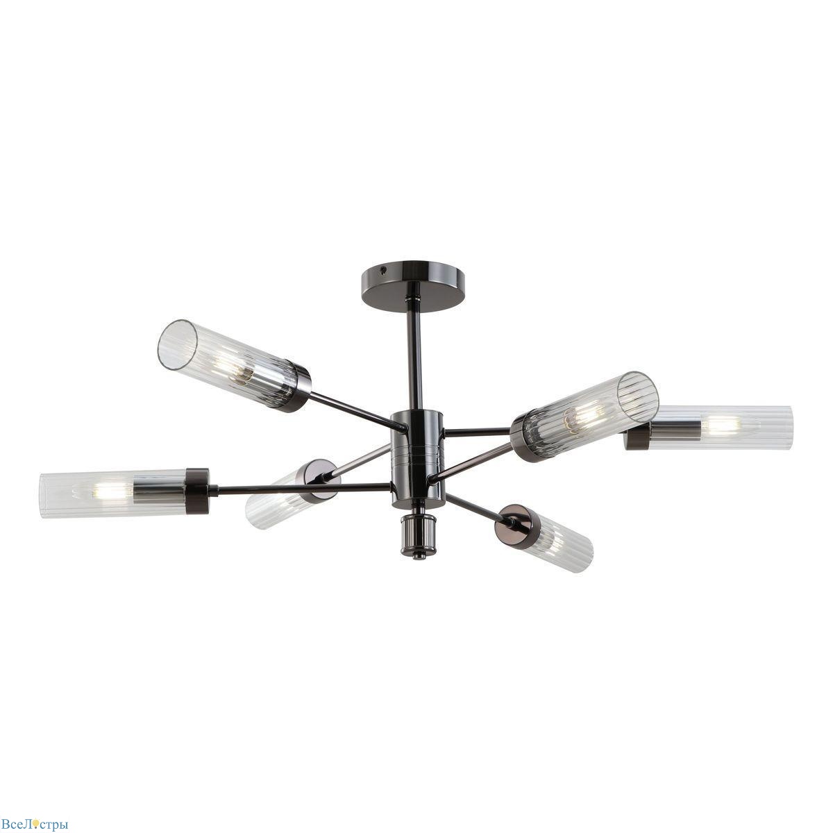 потолочная люстра ilamp evolution 15609-6 an+cl