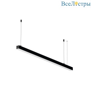 Линейный подвесной светильник Maytoni Technical 3000K 35x35 (Черный, 1 м) LL312011