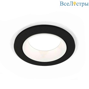 Комплект встраиваемого светильника Ambrella light Techno Spot XC6513001 SBK/SWH черный песок/белый песок (C6513, N6110)