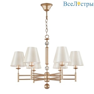Подвесная люстра Crystal Lux FLAVIO SP6 GOLD