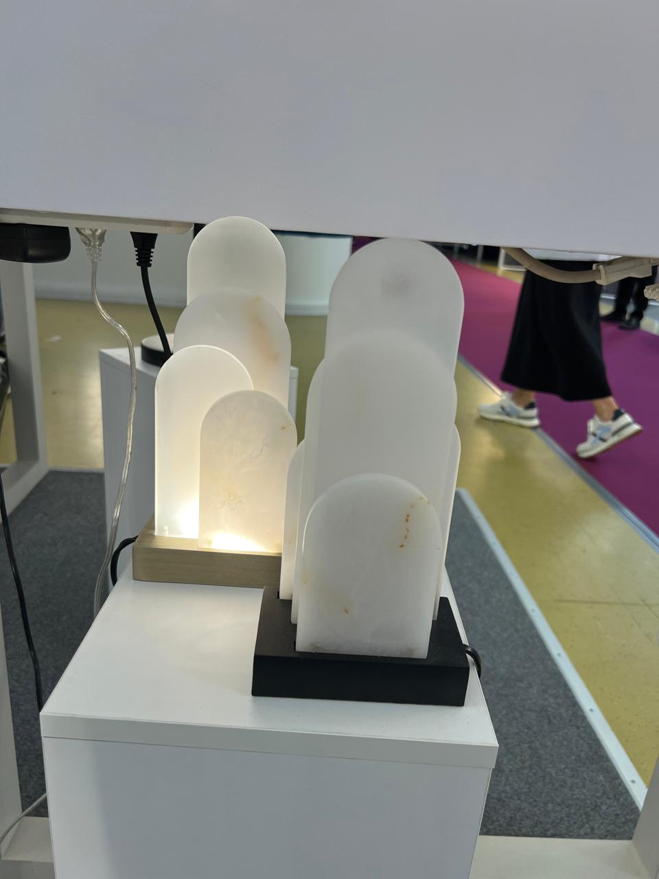 настольная лампа odeon light foros hightech 5437/12tl