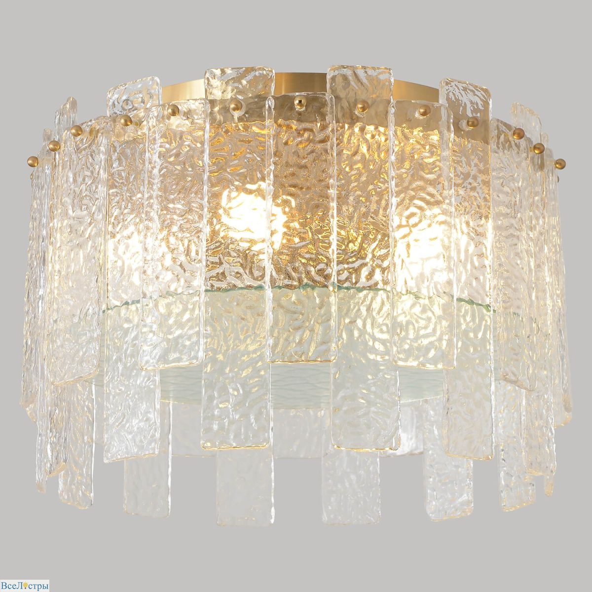потолочный светильник crystal lux ricardo pl5 brass