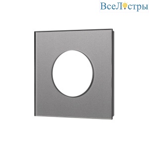 Рамка стеклянная на 1 пост Arlight FRM-GLARE-GC-1-GR 043834