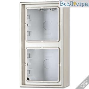 Коробка двухместная Jung AL2582A-L