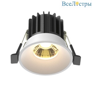 Встраиваемый светильник Maytoni Round DL058-7W2.7K-W