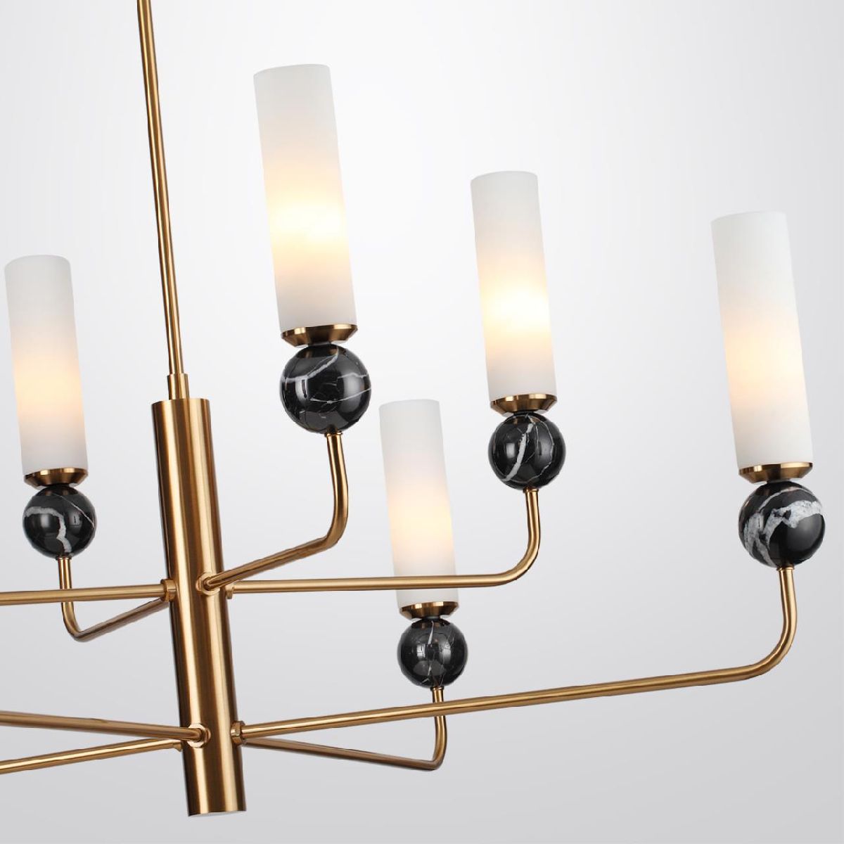 люстра на штанге odeon light midcent lolla 4361/8